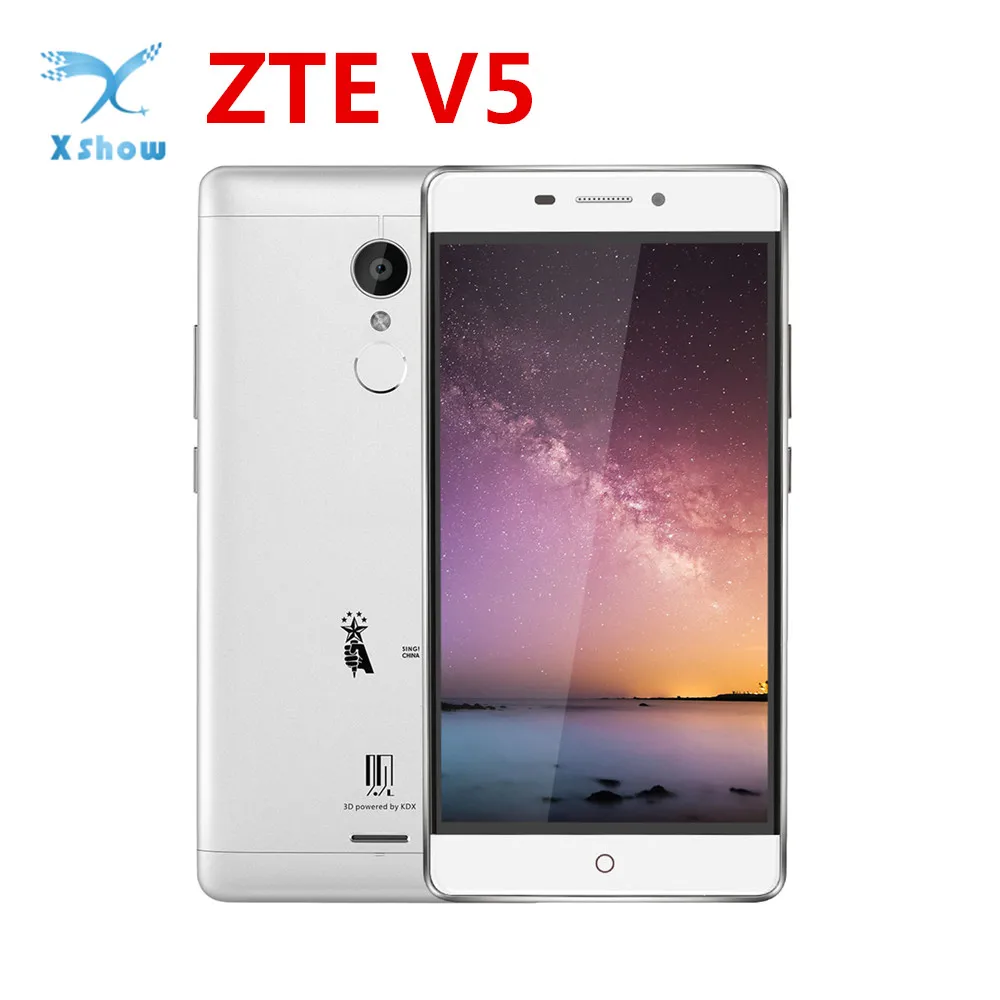 ZTE V5 K3DX V5G смартфон с 5 дюймовым дисплеем восьмиядерным процессором MSM 8952 ОЗУ 3 ГБ