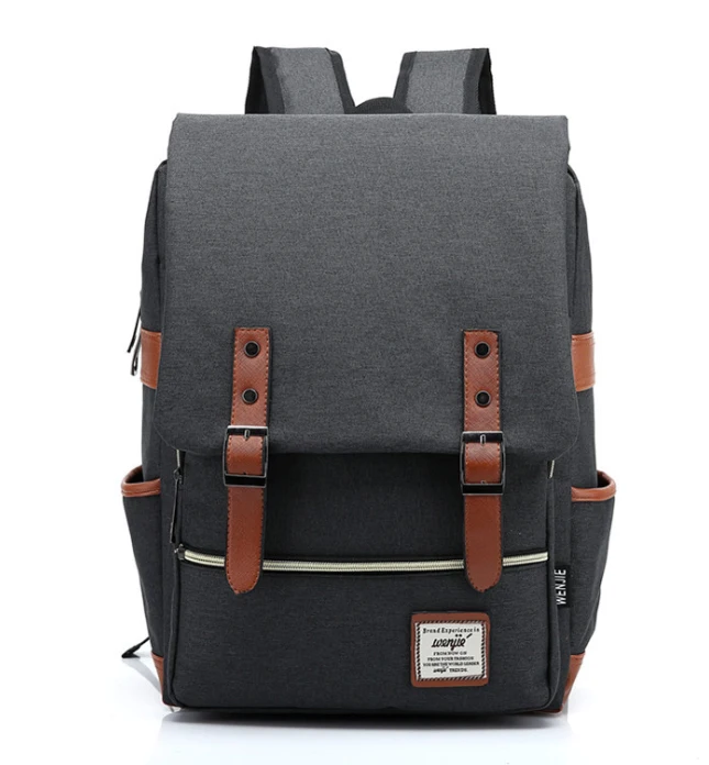 14 15 15,6 дюймов Оксфорд компьютер рюкзак для ноутбука сумки чехол школьный рюкзак для мужчин женщин студентов - Цвет: drak gray