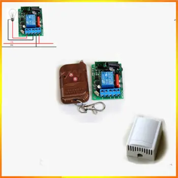 

AC 220v 10A relay 1CH wireless RF Remote Control Switch Transmitter+ Receiver