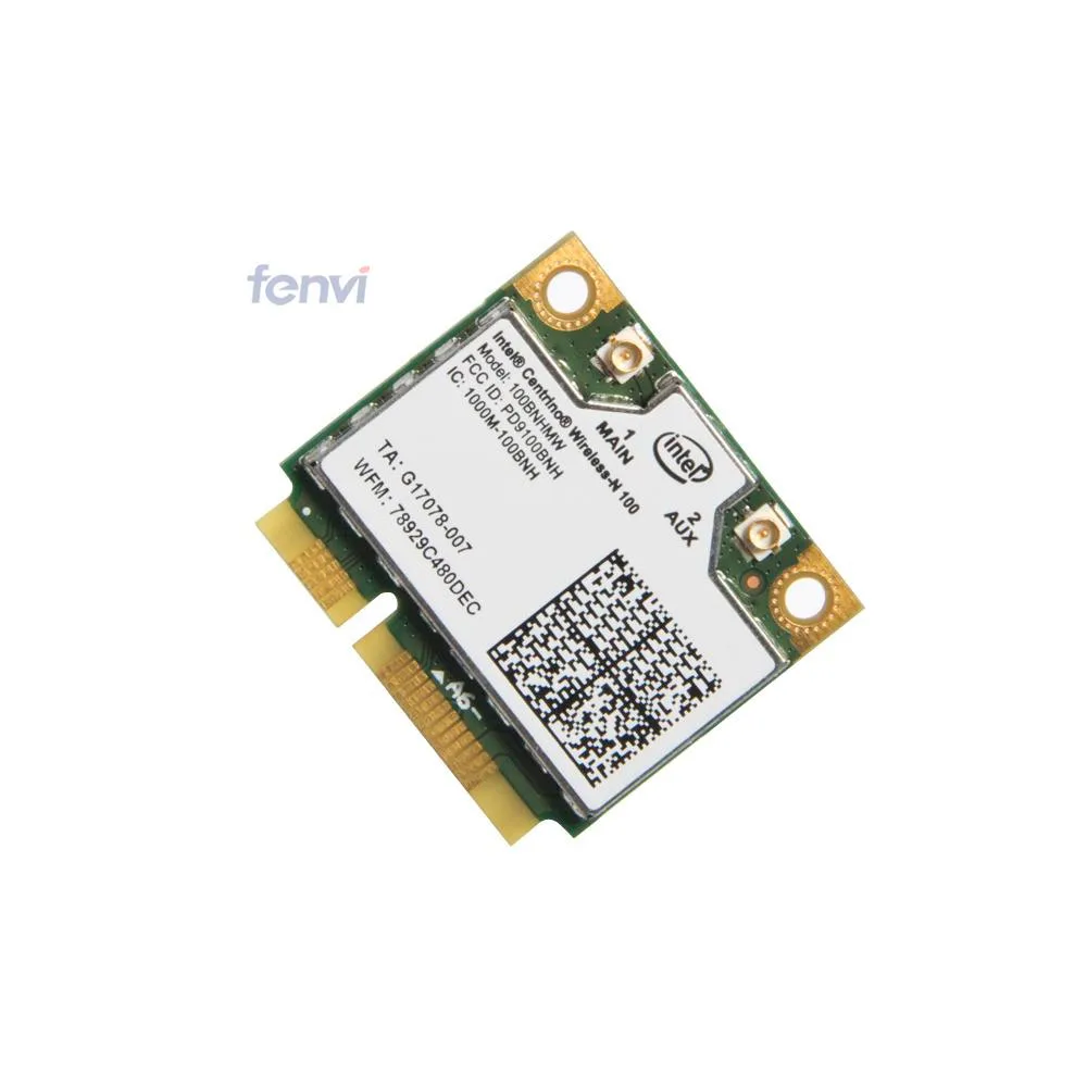 for Intel Centrino Wireless-N 100 100BNHMW 802.11b/g/n 150Mbps PCIe Half Mini Wireless Card 