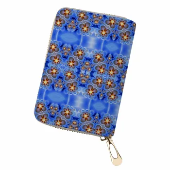 

Noisydesigns Unisex Personality passport cover cardholder purse paillette twinkle beautiful Printed PU Leather card Smart Wallet