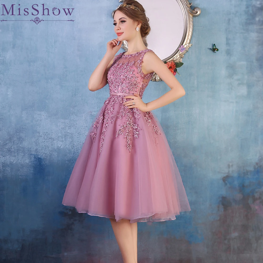 dusty pink cocktail dresses