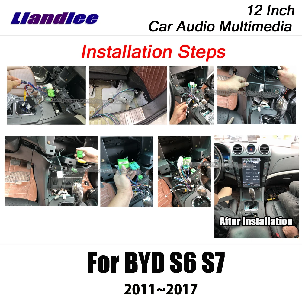 Flash Deal Liandlee 12 Inch Android For BYD S6 S7 2011~2017 Stereo Radio Video Wifi Carplay Map GPS Nav Navi Navigation Multimedia 1
