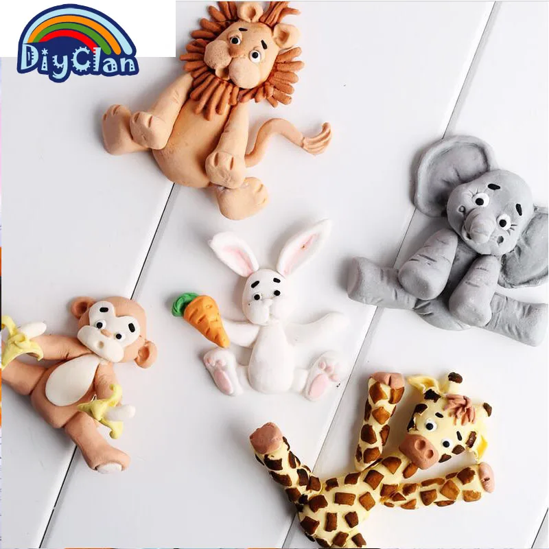 

Lion elephant giraffe silicone cookies mold for cake decorating easter bunny mould rabbit handmade chocolate mold F0651TZ35