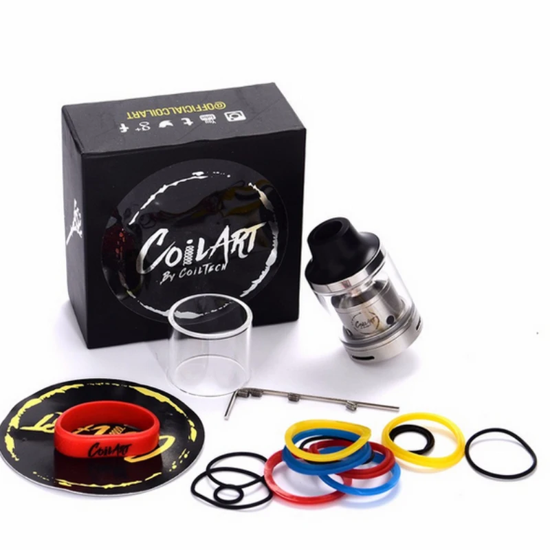 Kangertaike магазин CoilART МАГ RTA 24 мм диаметр Стекла Pyrex Замена бесплатная доставка