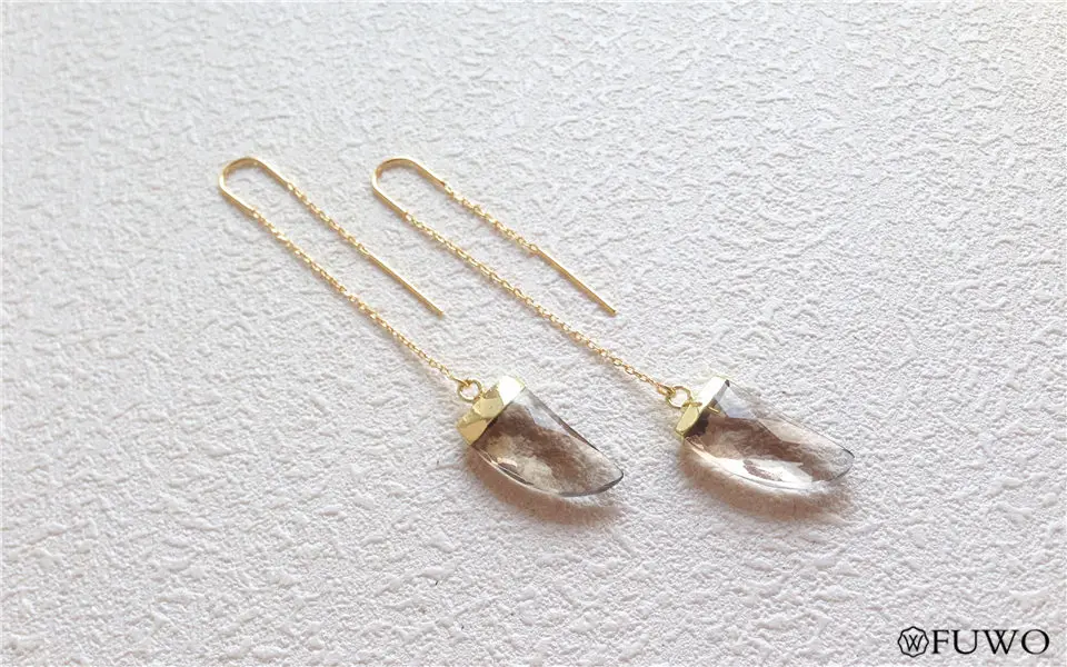 Natural Smoky Quartz Earrings 7