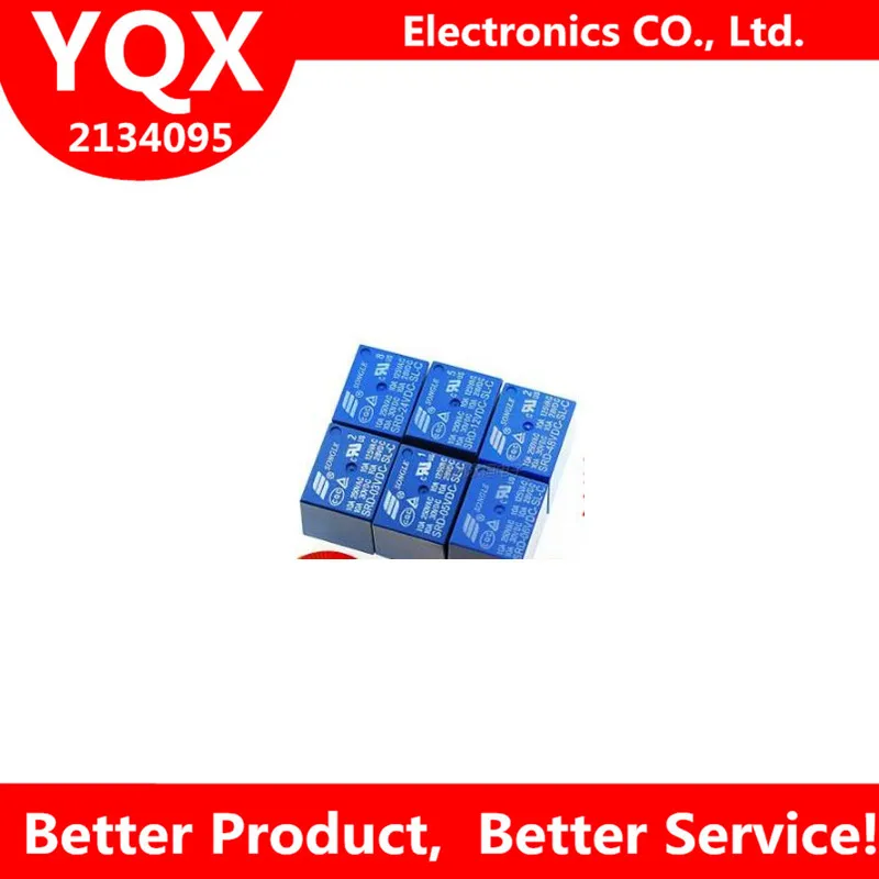 Free shipping 5PCS Relays SRD-03VDC-SL-C SRD-05VDC-SL-C SRD-06VDC-SL-C SRD-09VDC-SL-C 3V 5V 6V 9V 10A 250VAC 5PIN T73 | Электроника