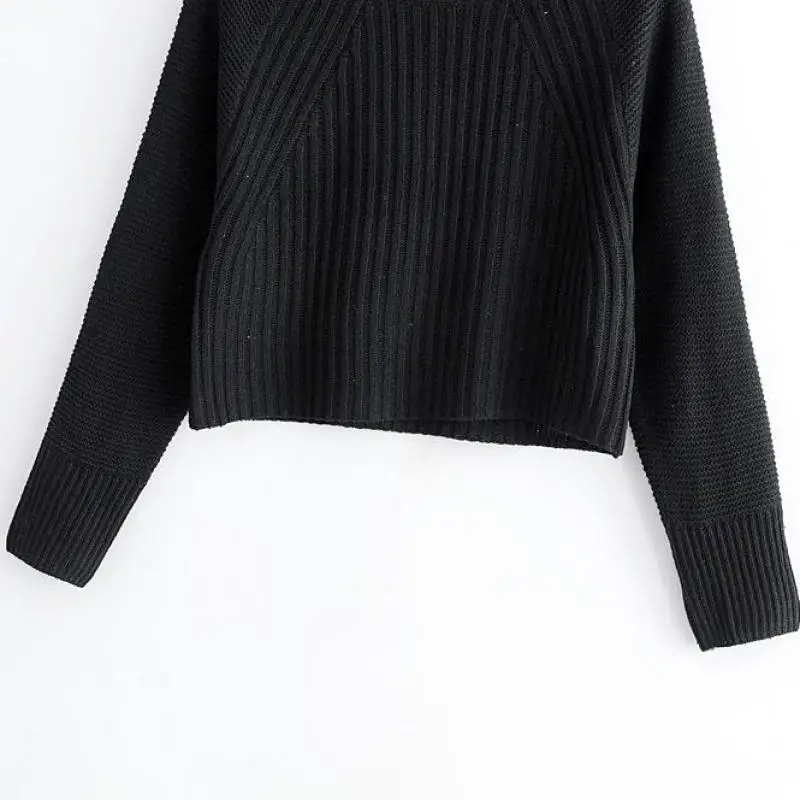 Новое поступление с круглым вырезом вязаный пуловер тонкий сплошной цвет свитер Mujer модные Blusas Femininas De Inverno