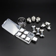 Кубики льда из нержавеющей стали, камни для виски, многоразовые кубики льда, камни для охлаждения, камни для вина, пива, напитков