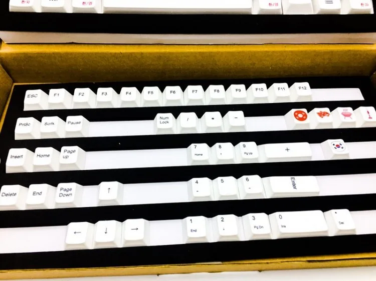 108 клавиш/набор PBT с сублимационной краской, колпачки для ключей, оригинальная Заводская высота, механическая клавиатура, колпачки для ключей, японские, корейские, русские колпачки