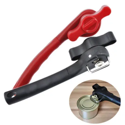 Easy Use Heavy Duty Can Tin Opener Plastic Comfort Grip Handles
