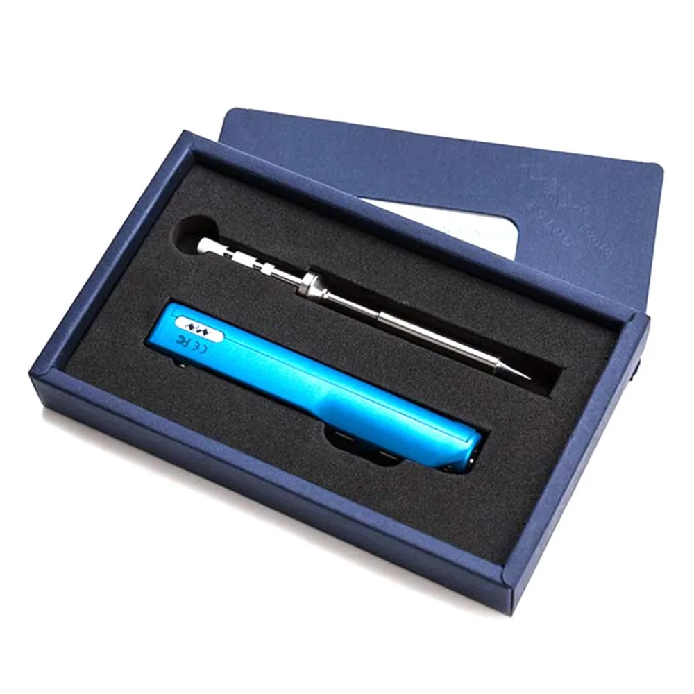 

TS100 Mini Portable Smart Programmable Electric Soldering Iron Digital LCD Display Original I/B2 Replacement Tip High Frequency