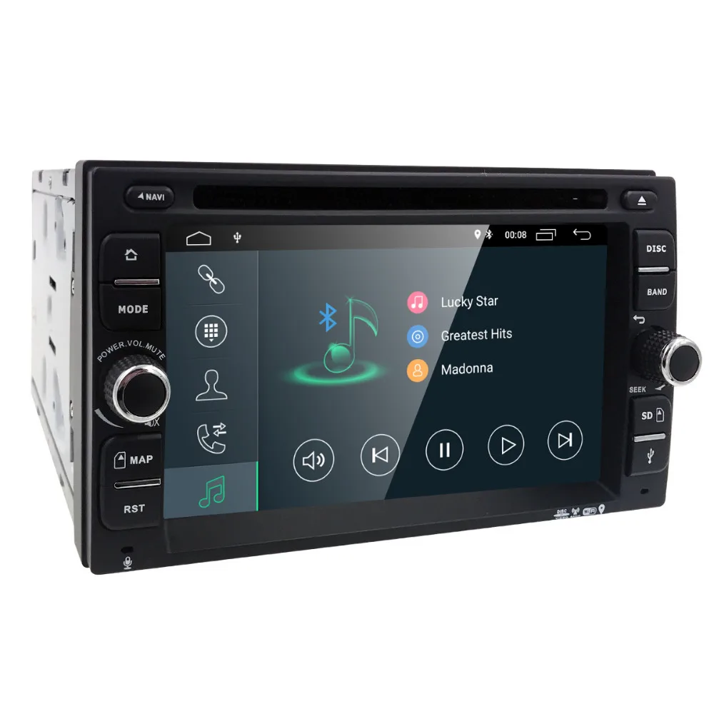 Android 8.16.2Inch Auto Radio Ouad Core 2DIN Universal Car DVD player GPS Stereo  Audio
