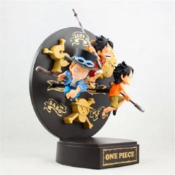 

Anime Monkey D. Luffy Sabo Portgas D. Ace Childhood Memory Dago Sankyodai Action Figure Decoration G2403
