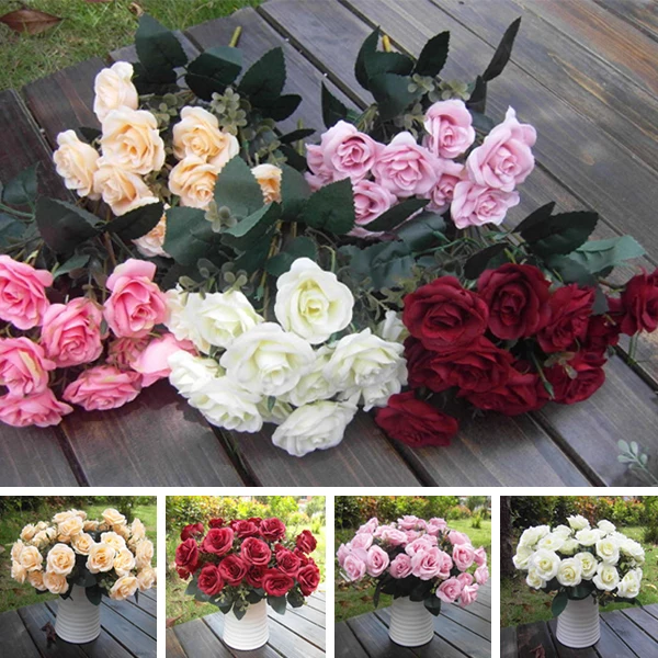 Online kaufen groÃhandel falsche rosen aus china falsche rosen ...