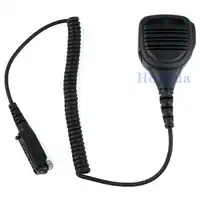 PTT Handheld shoulder Waterproof IP54 Steel IBS Shell 3.5mm Speaker MIC For Sepura STP8000 Walkie Talkie two way radio.
