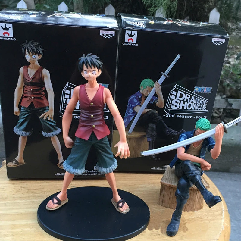 New PVC Anime ONE PIECE WCF Partner Luffy Zoro Action Figure Sanji Nami