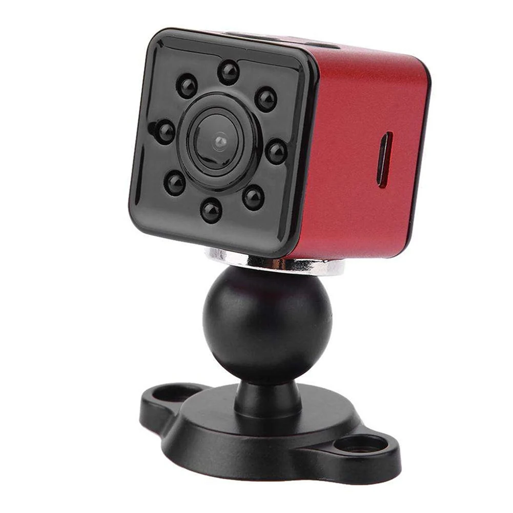 Quelima SQ13 мини 3MP HD 1080 P Автомобильный видеорегистратор WiFi циклическая запись ночного видения камера - Название цвета: Красный