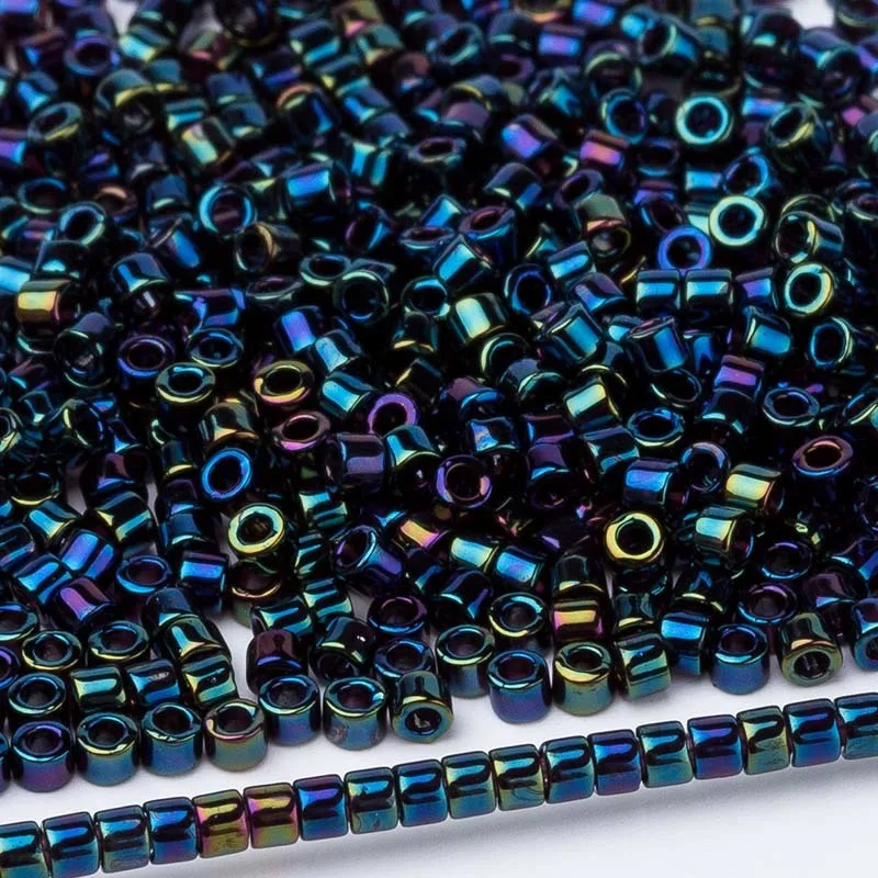 Тайдиан 3 грамма никелированный дымчатый фиолетовый 11/0 Miyuki Seedbeads для поделки из бисера делая DB454 - Цвет: DB451