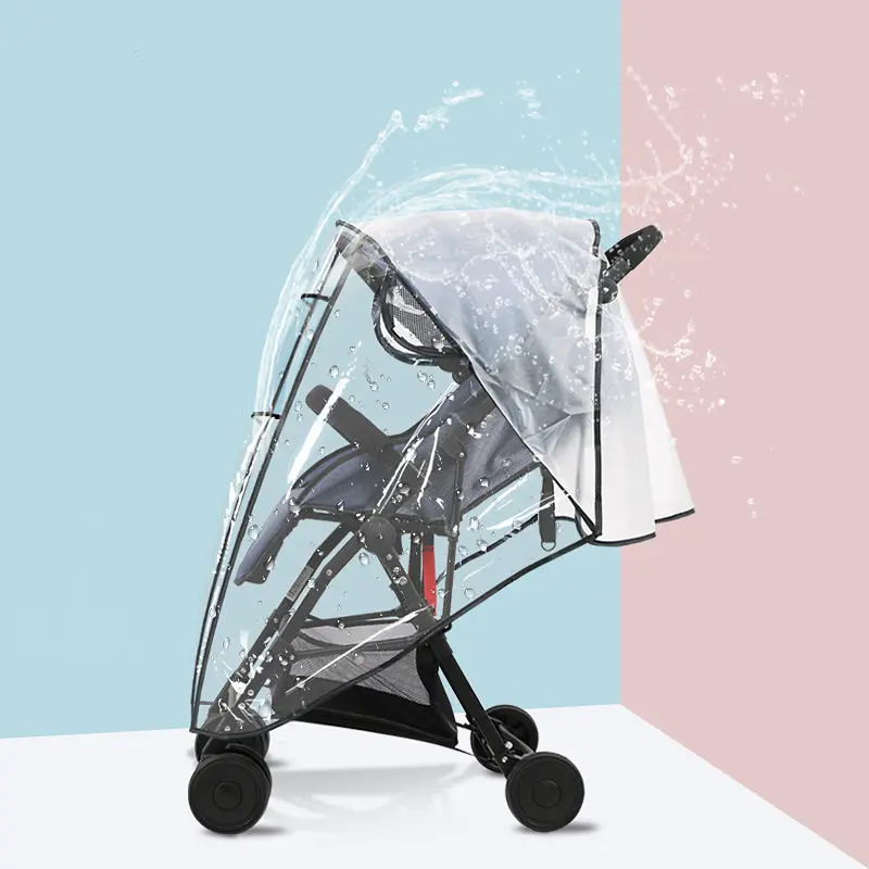 Baby Stroller Accessories Universal Waterproof Rain Cover Wind Dust Shield For Strollers Pushchairs | Мать и ребенок