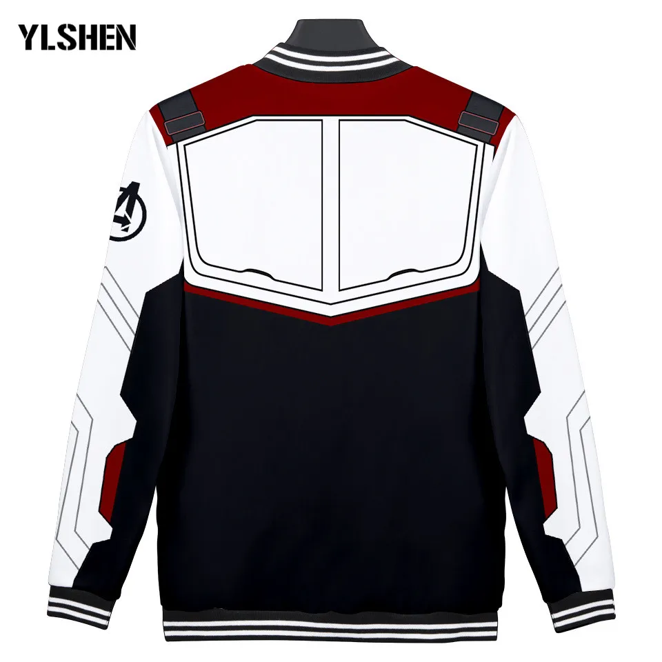 Avengers Endgame Hoodie Jacket Avengers 4 Cosplay Costumes Sweatshirt Final Battle Quantum Clothes 3D Baseball Uniform Kids 2019