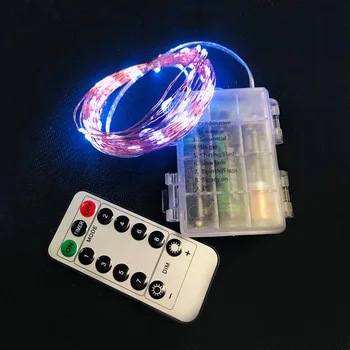 

8 Modes Remote Control 5/10m Led Fairy String Light Waterproof luces led decoracion DC 4.5V Decorative Wedding Christmas Garden