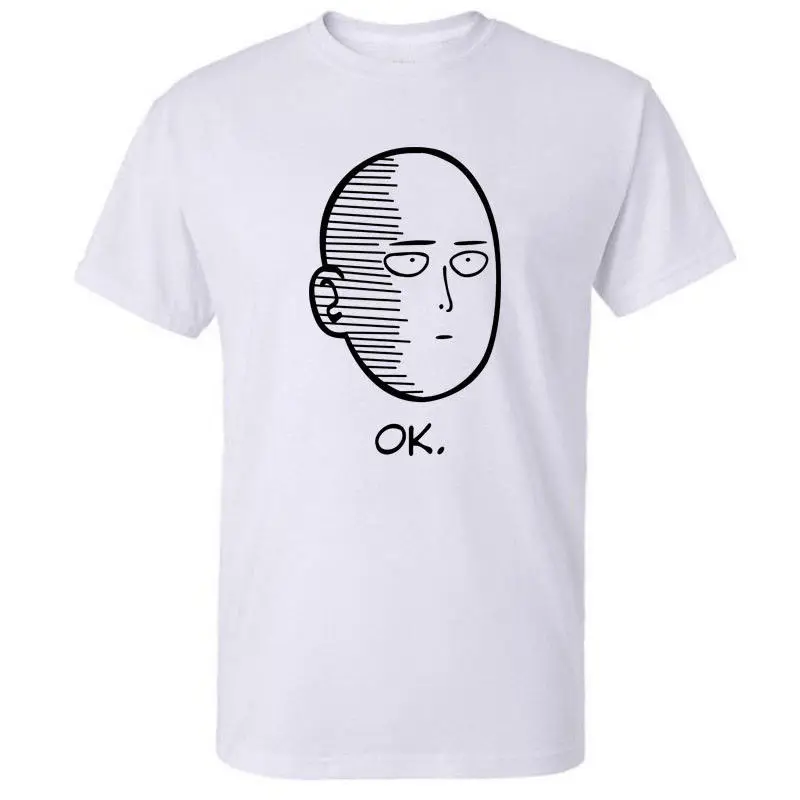 One Punch Man &quotOK&quot Сайтама оппай футболка Аниме Манга Мужская Женская Подарочная