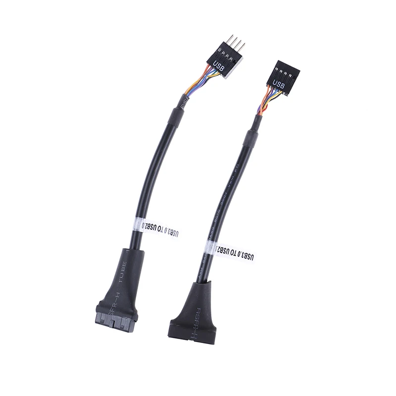 USB 3 0 20 Pin Материнская плата заголовок к 2 9 адаптер конвертер кабель для компьютера