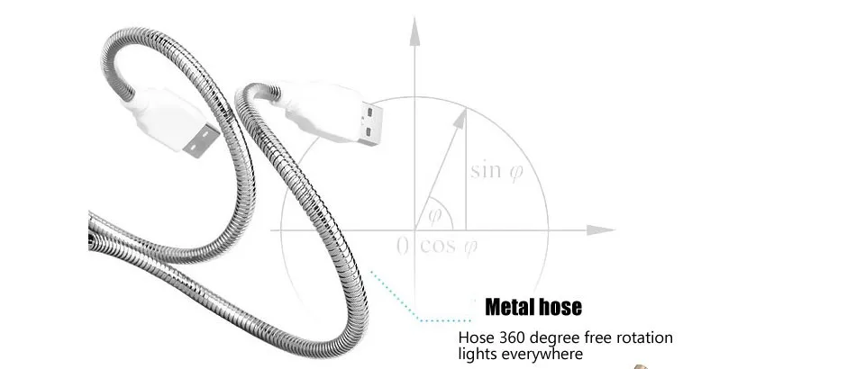 5 в USB светодиодный фонарик для книг, гибкие ночники, 6 цветов, светодиодный Клавиатура для ноутбука, защита глаз, освещение для чтения детей, настольная лампа