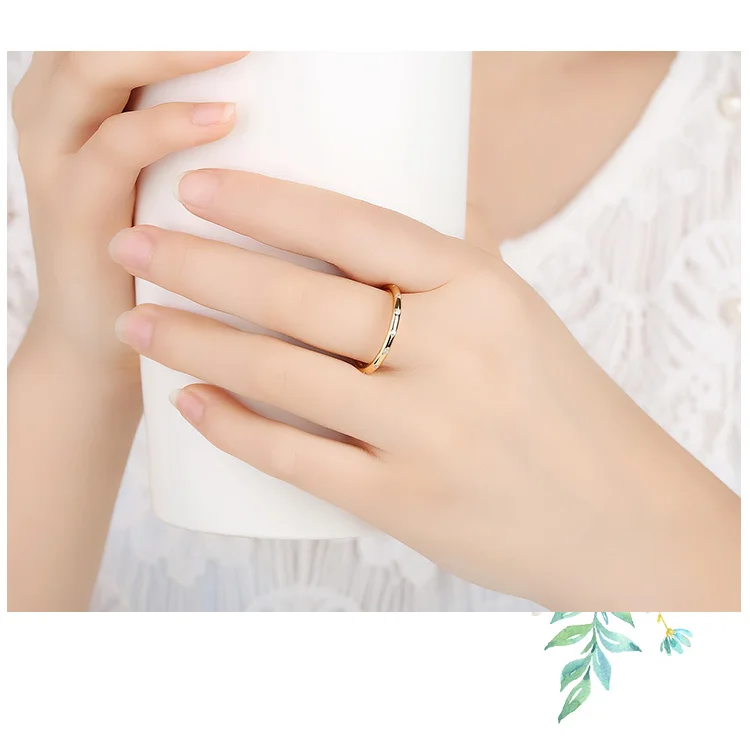 BAMOER, 2 цвета, 925 пробы, Серебряные капли, Штабелируемый палец, классическое кольцо для женщин, свадебные украшения, подарок на день Святого Валентина PA7132