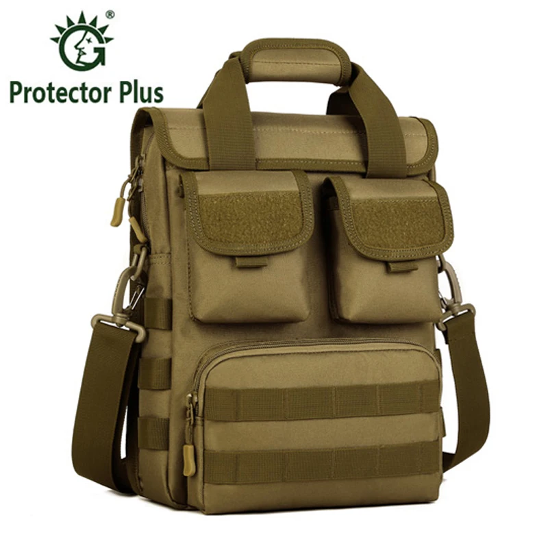 Tactics Messenger Bags Durable 1000D Nylon Bag Shoulder Hand Huntings Molle Military + 3 Small Pouches | Спорт и развлечения