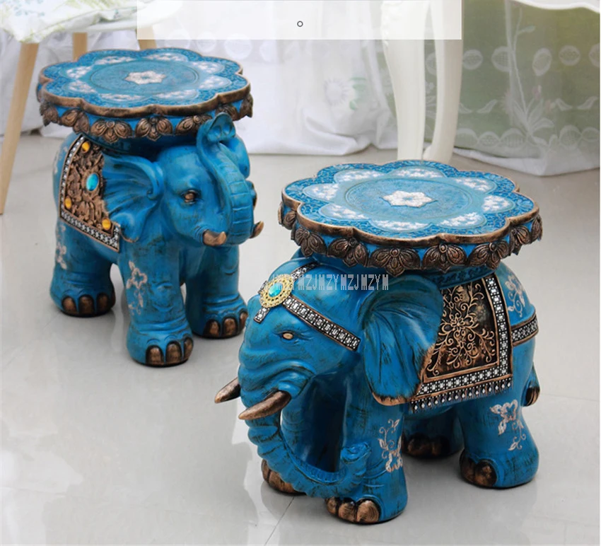 Европейский стиль Счастливый слон дизайн низкий стул для гостиной домашнего интерьера украшение османский стул свадебные подарки