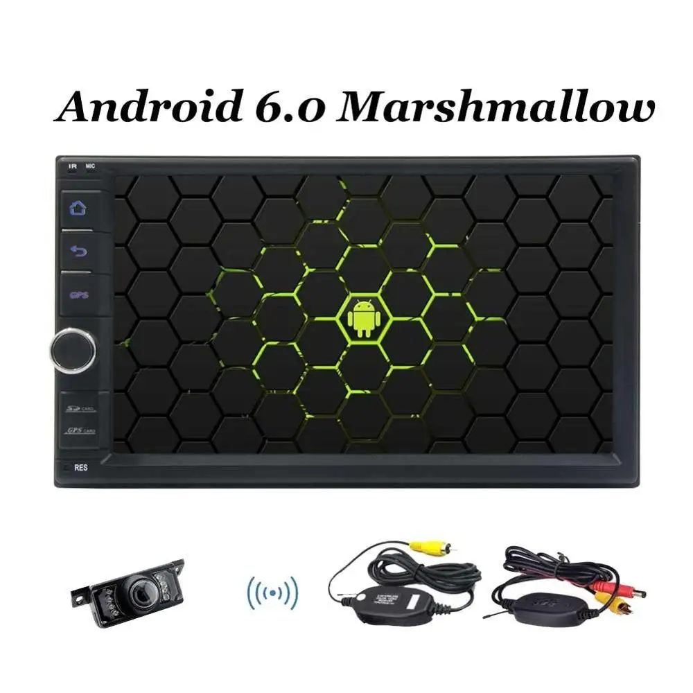 Touch Screen font b Car b font Stereo with Navigation 2Din Android 6 0 Radio Touch