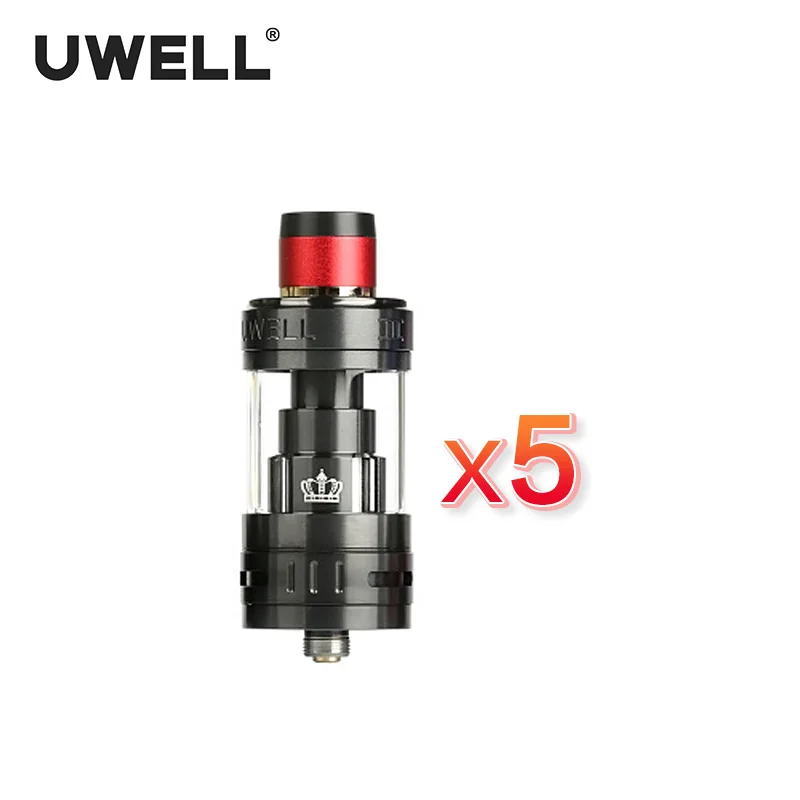 

UWELL 5 Sets CROWN 3 Vape Tank 5ml Top Filling Method Sub ohm Tank For Ironfist Kit Electronic Cigarette Atomizer