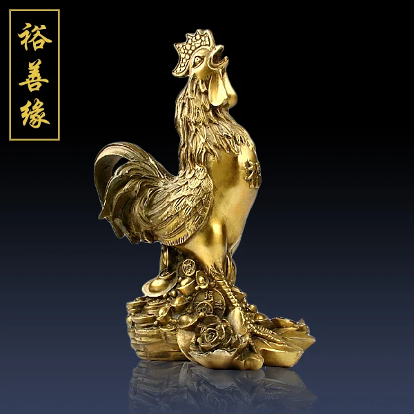 

Good Yu copper copper ornaments chicken chicken
