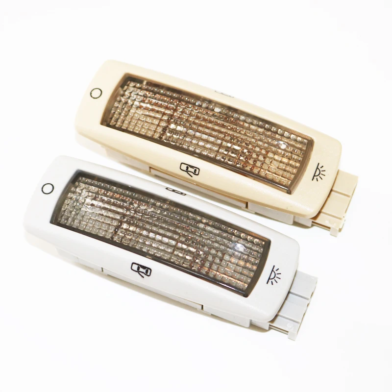 

NEW OEM Ceiling Rear Dome Reading Lamp FOR Golf GTi R32 Passat Jetta Beetle 1999-2005 3B0947291 3B0 947 291(Beige / Grey)