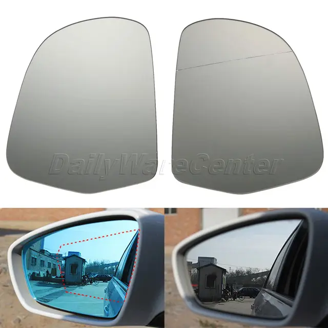 1Pair L+R Heated Door Wing Mirror Glass Car Rearview Side Mirrors For