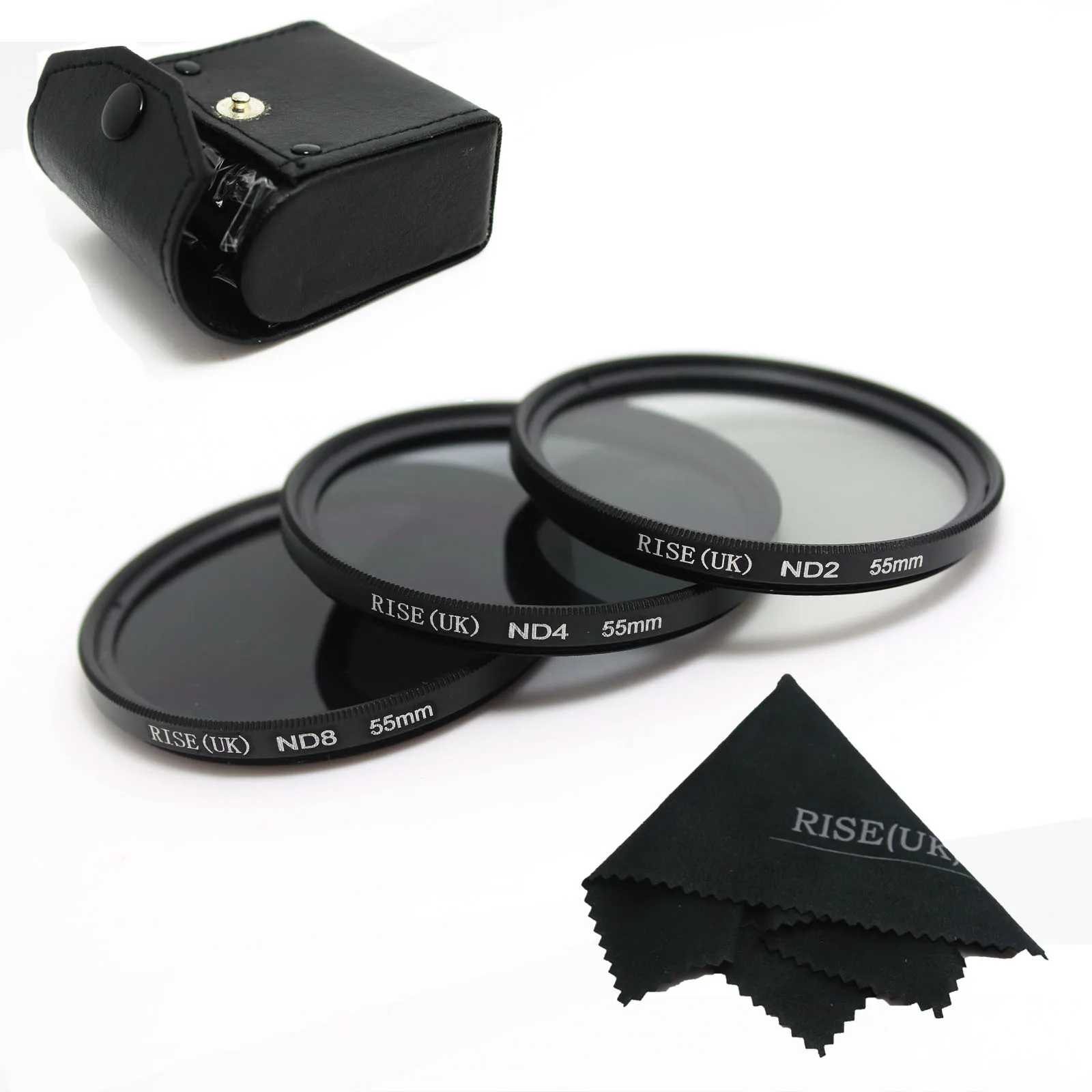 

RISE(UK) 55MM Neutral Density Filter Lens Set Kit ND2 ND4 ND8 ND 2 4 8