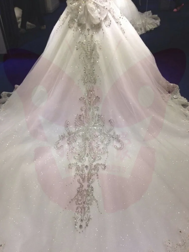 Халат де mariée 2019 дубайское вечернее платье Роскошные принцесса свадебное платье бальное платье клиент сделал невесты платья
