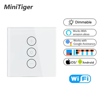 

EU/US Tuya Smart Life WiFi Smart Dimmer Light Switch APP Remote Control Work with Amazon Alexa and Google Home IFTTT Smart Home