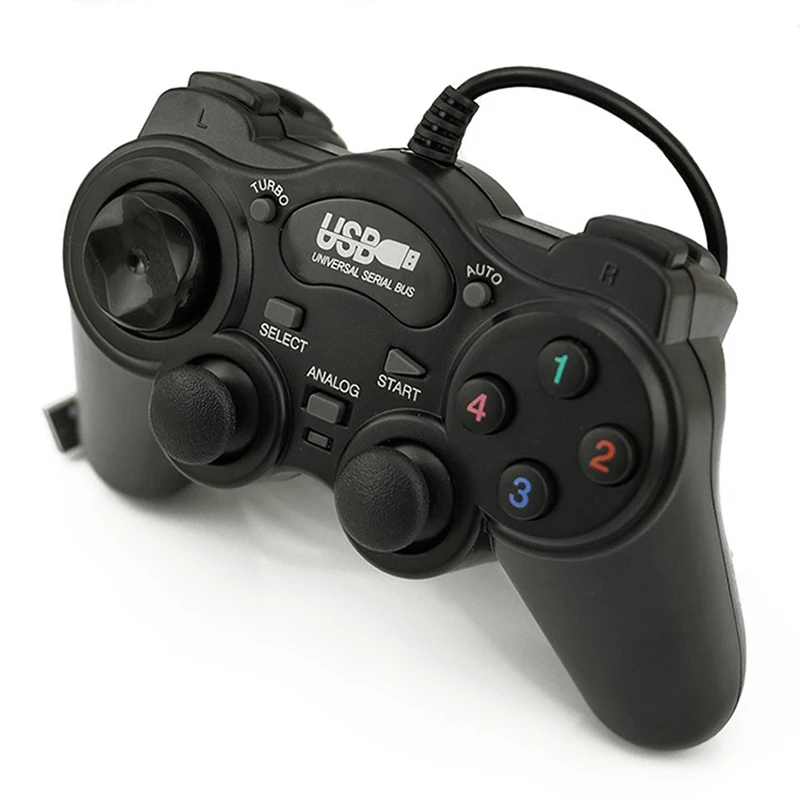 

2018New USB Gamepad Game Controller with Vibartion Turbo Gamepad For WindowsXP 7 8 10