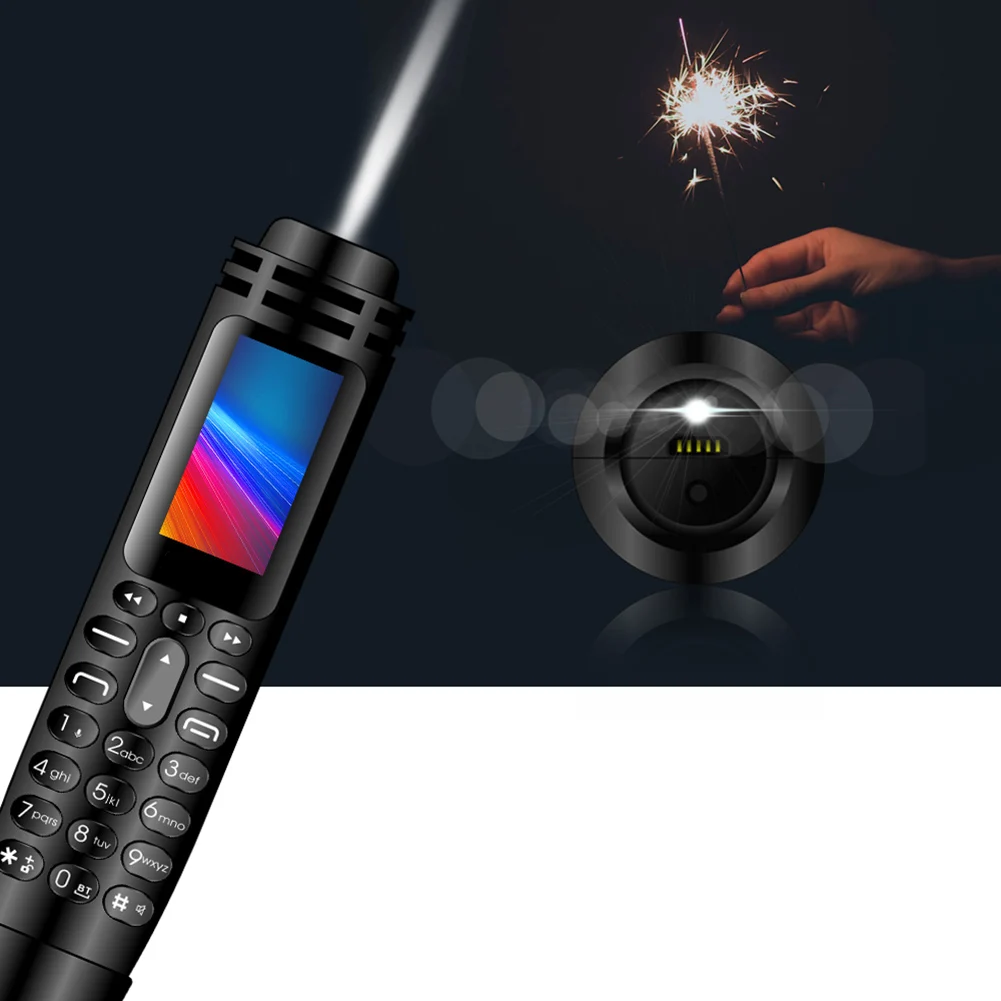 

Newly Mini Bluetooth Dialer Pen Tiny Screen Support SIM TF Card Mobile Phone DC128