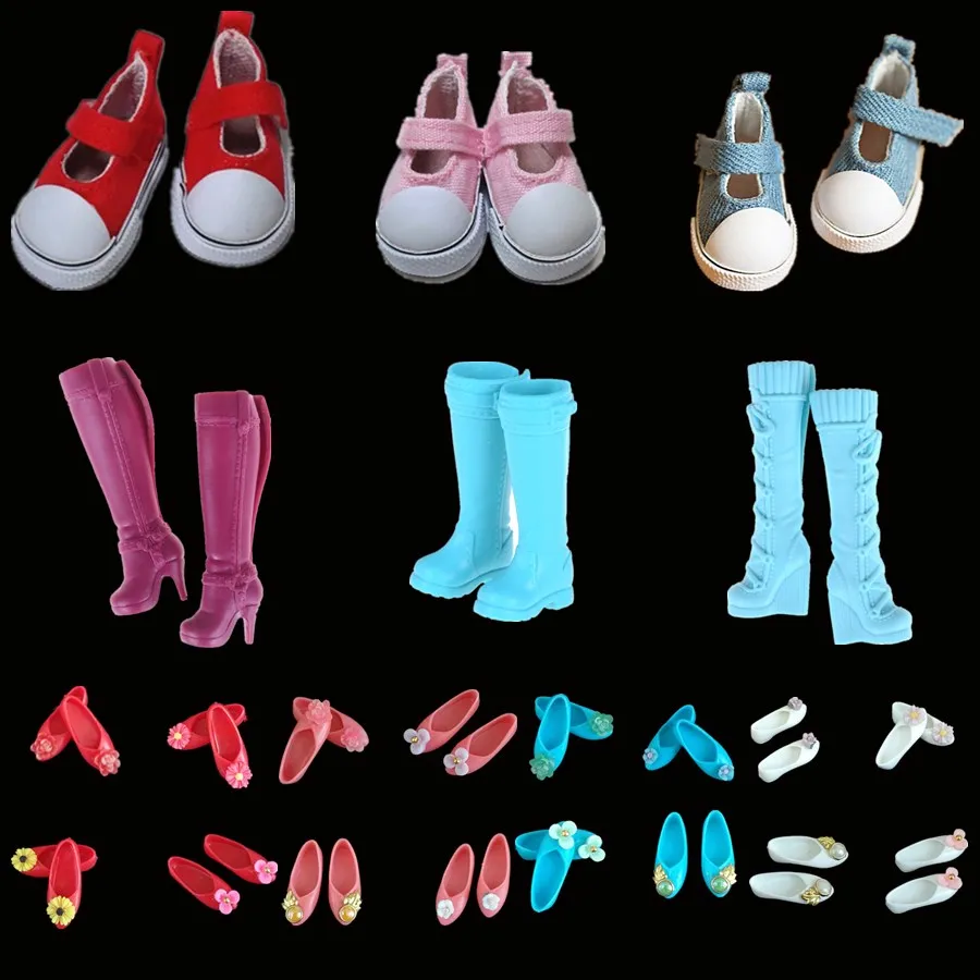 

Multi-style beautiful shoes for doll shoe Accessories Girls Birthday Gift Canvas Shoes For 18 Inch Girl Doll