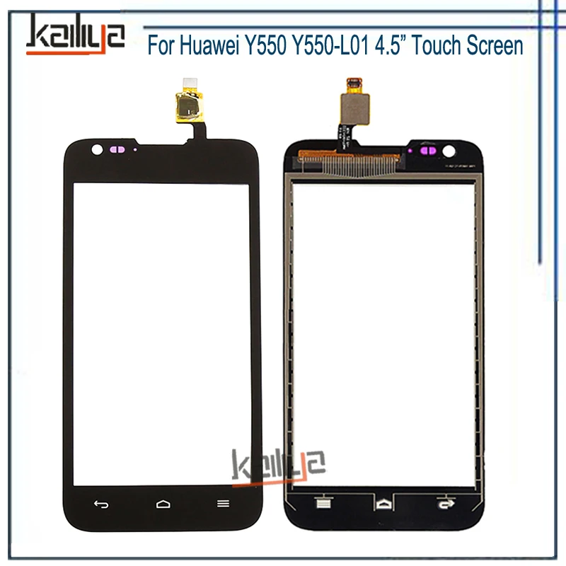 Сенсорный экран Панель для huawei Y550 Y550-L01 Черный 4 5 дюймов планшета Стекло Сенсор