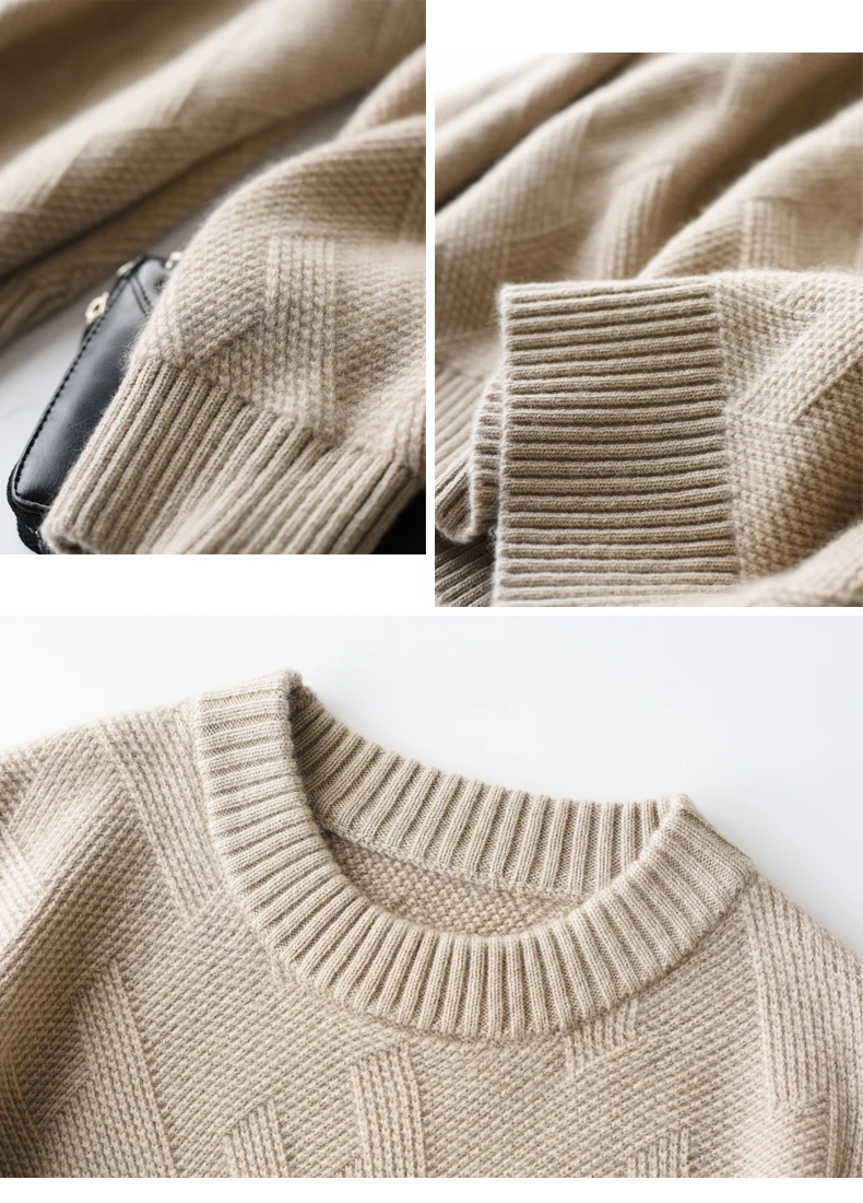 Двойной утолщение высокого качества кашемировые свитера мужские пуловеры осенне-зимняя одежда Hombre Robe Pull Homme Hiver мужской свитер