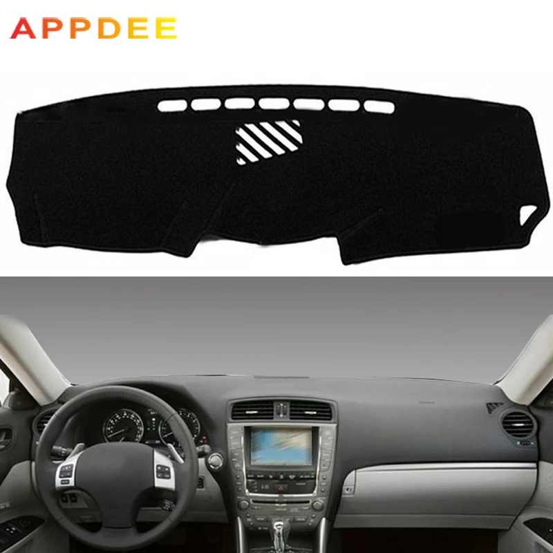 APPDEE Car Dashboard Cover Silicone Non Slip For Lexus IS F IS250 IS350 IS300 2006 2011 2012