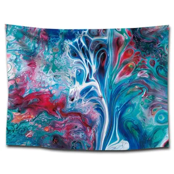 

Tapestry Wall Hanging Brahma Psychedelic Printing Wall Tapestry Art Chakra Mandala Hippie Bohemian Decorative Wall Mat 130X150cm