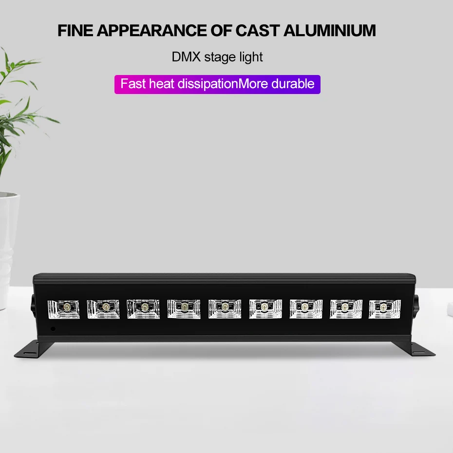 

Aluminum DJ Sound Activated Disco Ball Stage Light Party Light with Remote Control Super Bright 27W/54W DMX Control Strobe Light