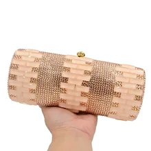 Полная длинная кристальная вечерняя сумка, бокал шампанского, ежедневные клатчи, роскошные мини-сумки на цепочке, женские сумки-мессенджеры SC749