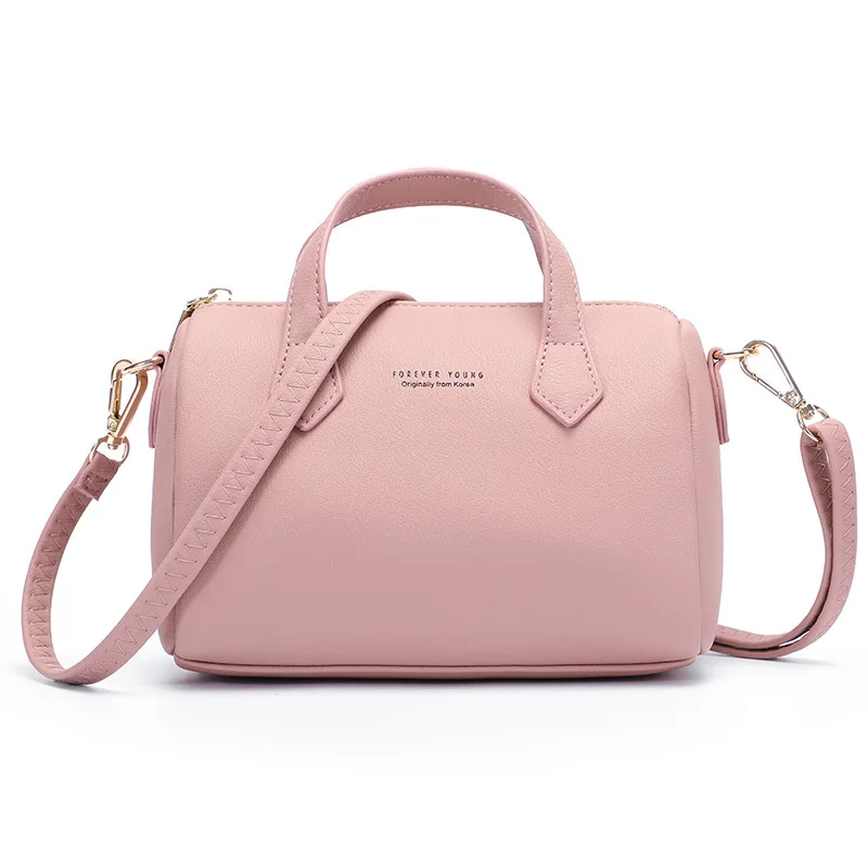 Кожаные сумки, большая женская сумка, сумка-тоут, брендовая сумка через плечо, сумки через плечо для женщин, сумки-мессенджеры, женские сумки - Цвет: pink